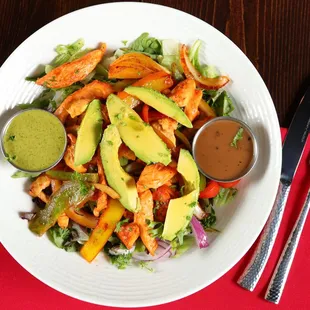 Grilled Fajita Salad w/Pollo Asado