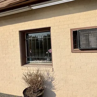 Exterior gated window