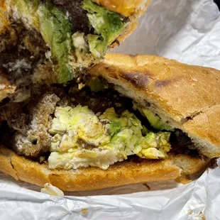Torta de desayuno con carne