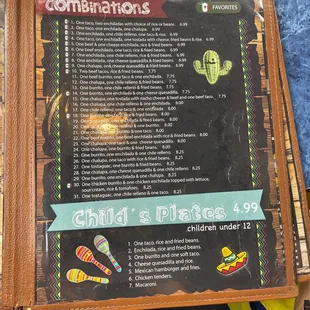 Menú
