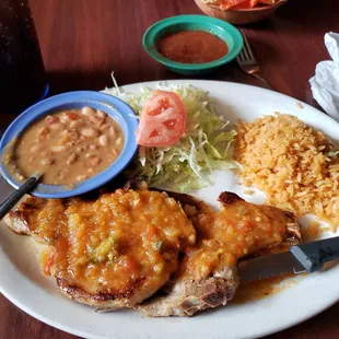 Especial # 2 pork chops