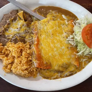 Cheese enchiladas