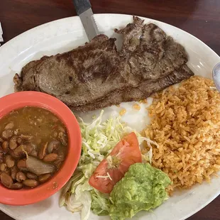 Carne asada plate