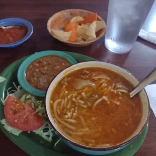 Fideo Con Carne. Wednesday Special.