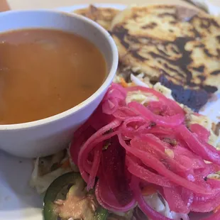 Bean and cheese Pupusas