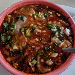 Menudo is wonderful.