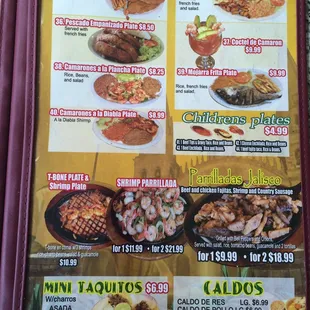 Seafood, caldos, y taquitos