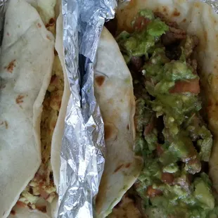 Asada and bacon&amp;egg