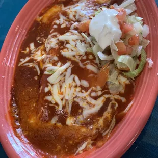 Cheese enchilada