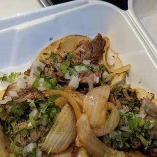 Carne asada tacos