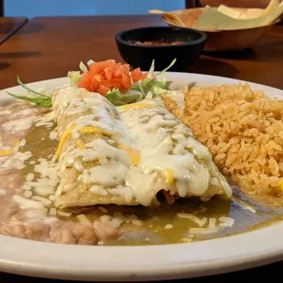 Chicken Enchiladas ( Green )