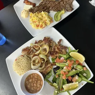 Carne Asada &amp; Pollo Asado Plate