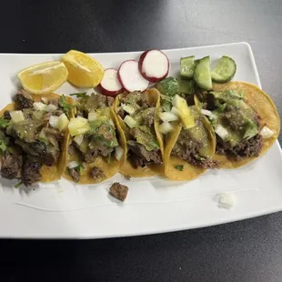 Asada &amp; Cabeza Tacos
