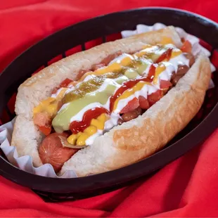 hot dog, hot dogs, food, sandwich
