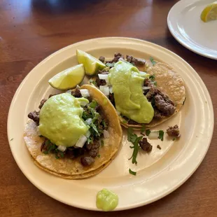 Carne asada tacos