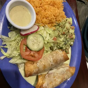Chicken Chimichangas