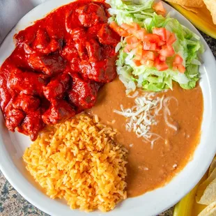 Asado de Puerco
Braised Pork in red salsa