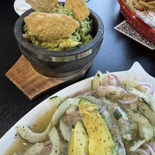 Aguachile verde Guacamole