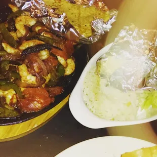 Shrimp Fajitas