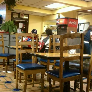 the interior of a restaurant