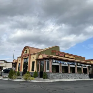 Exterior view from parking area