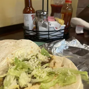 Beef taco