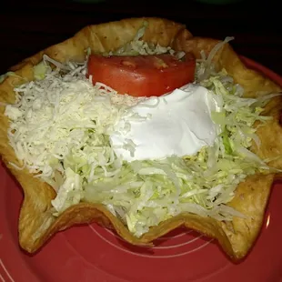 Chicken Fajita Taco Salad
