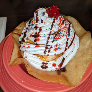 Fried ice cream