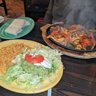 Chicken fajitas