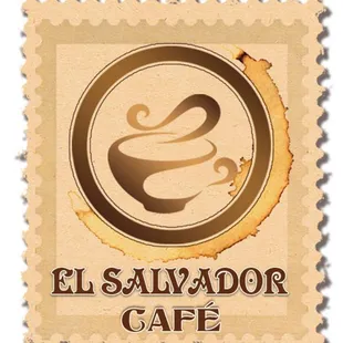 a cup of coffee on a postage stamp
