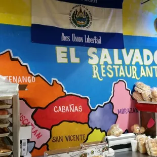 El Salvadorian pride shows.