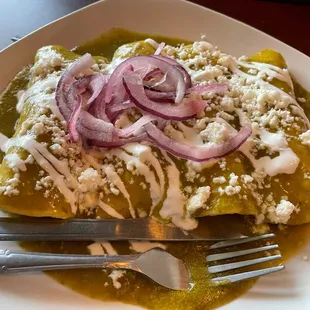 Enchiladas Verdes