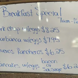 Daily Special A great Value!