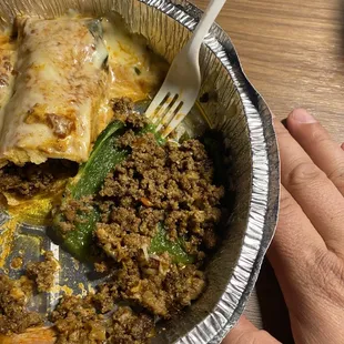 Ground beef "relleno?" Nope