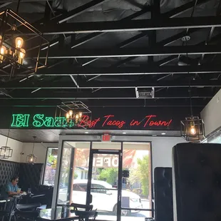 The sign says it all! (But this location does not sell the tacos outside after hours like the location on Anaheim)