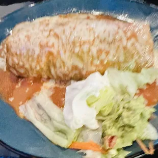 Wet Mole Burrito