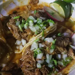 3 Birria Tacos