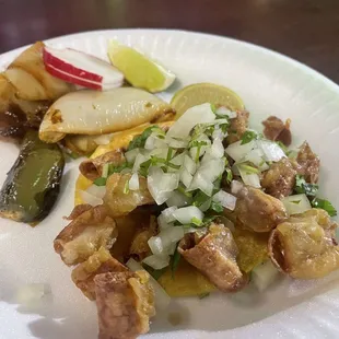 Tripas Taco- always very crispy but lacks flavor