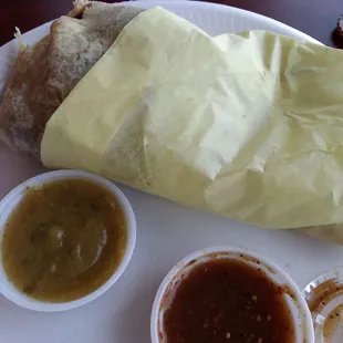 Lengua burrito very good