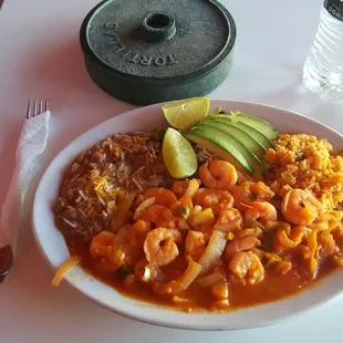 Shrimp rancheros