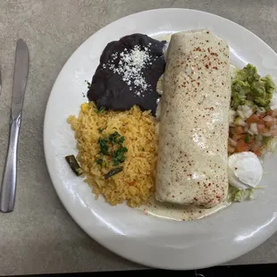 Burrito Supreme (not on the menu)