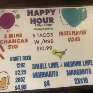 Happy hour special