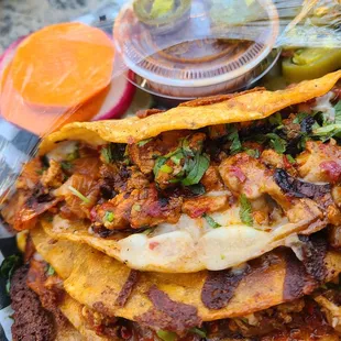 Quesa-Al Pastor was flavorful - 8/2023