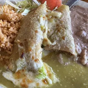 Green enchiladas
