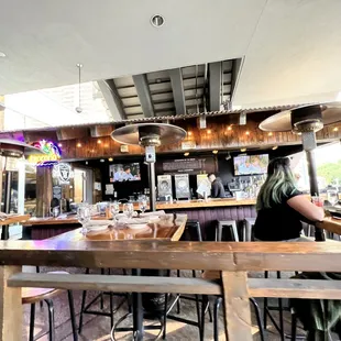 people sitting at a bar