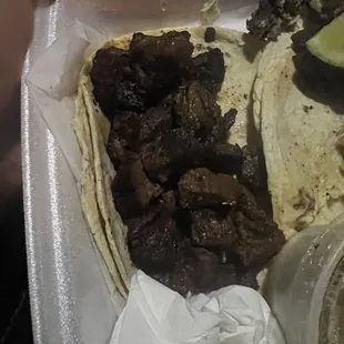 Steak tacos