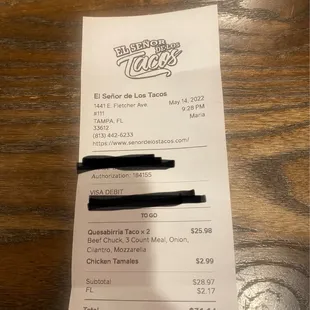 Chicken Tamales Birria Tacos