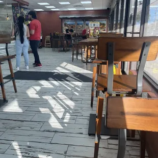 Inside- very clean plenty of tables