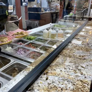 A look into the kitchen.