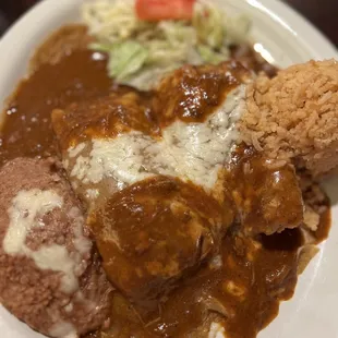 Pork tamales platter